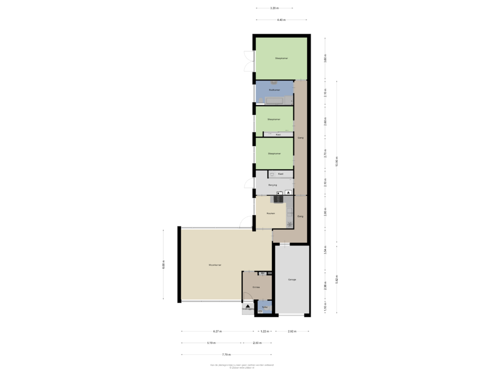 View floorplan of Begane grond of Grimselpas 12