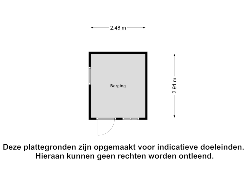 Bekijk plattegrond van Berging van Buitenweg 309