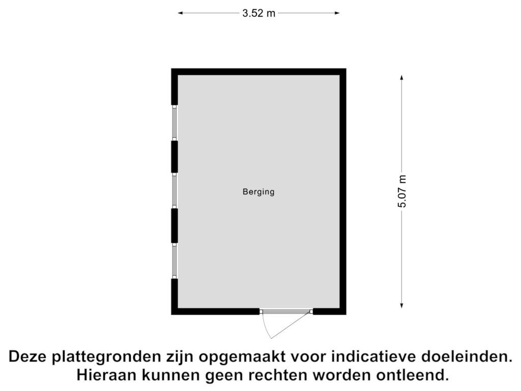 Bekijk plattegrond van Berging van Strijbosscheweg 24