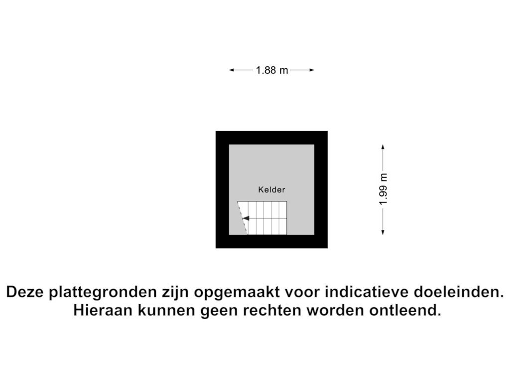 Bekijk plattegrond van Kelder van Tivoliweg 86