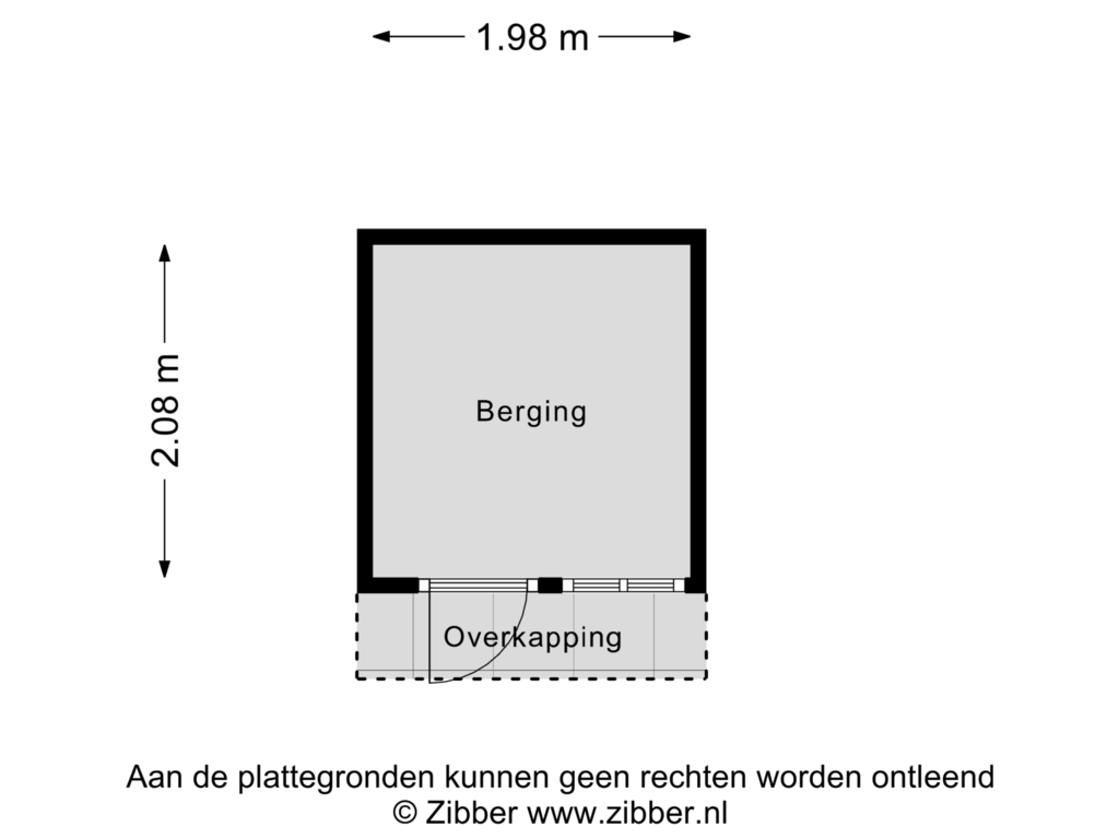 Bekijk plattegrond van Berging van Steenbakkersweg 7-361