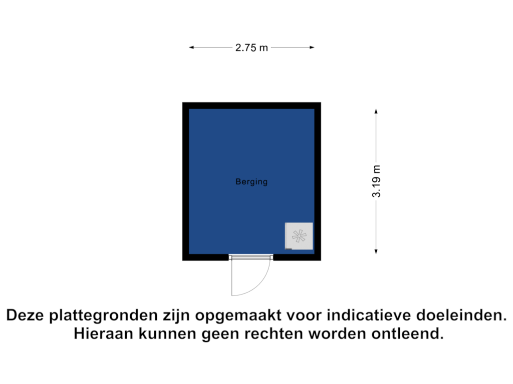 Bekijk plattegrond van Berging van Fellinilaan 47