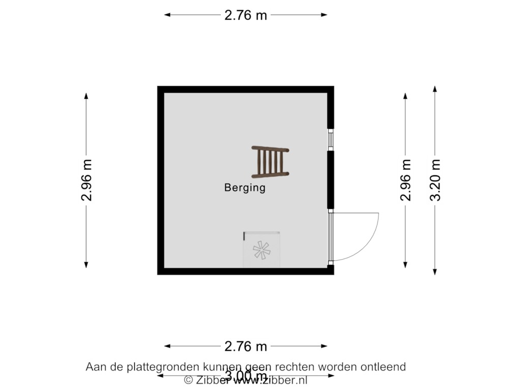 Bekijk plattegrond van Berging van Beatrixstraat 14