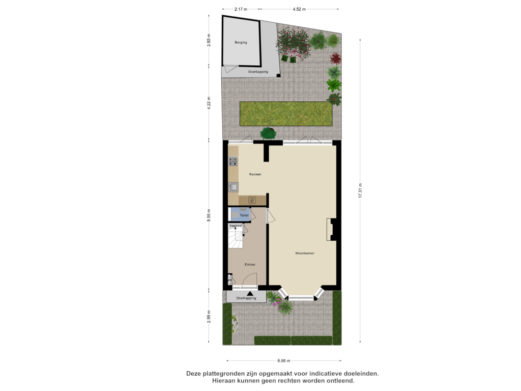 Bekijk plattegrond van Begane Grond   tuin van Engelszstraat 22