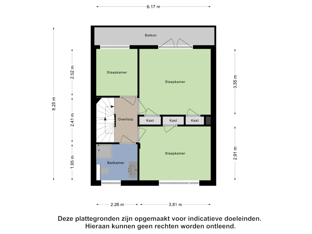 Bekijk plattegrond van Eerste Verdieping van Engelszstraat 22