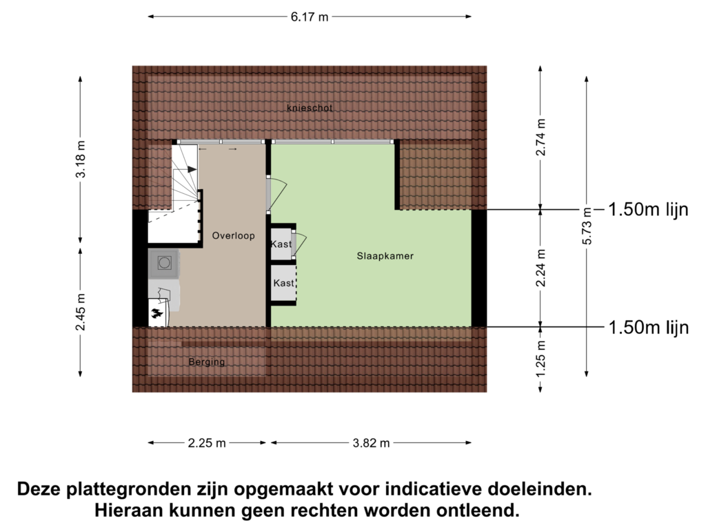 Bekijk plattegrond van Tweede Verdieping van Engelszstraat 22