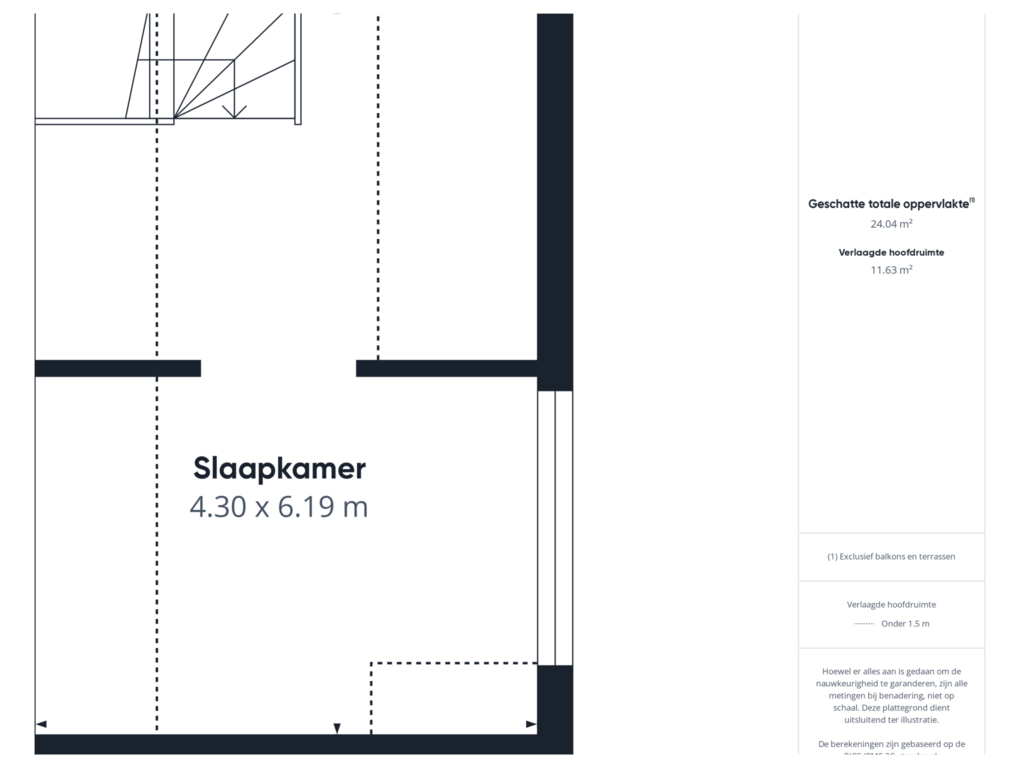 View floorplan of Tweede verdieping of Kennedylaan 31