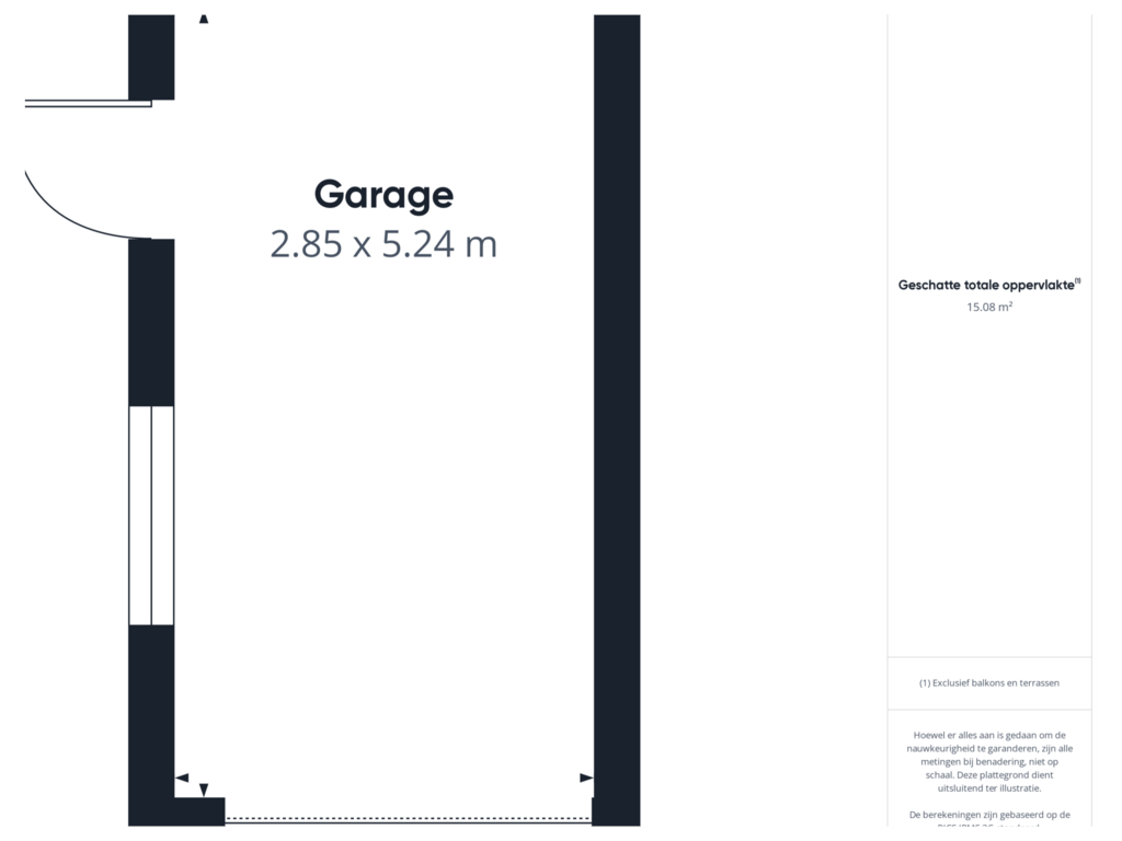 View floorplan of Garage of Kennedylaan 31