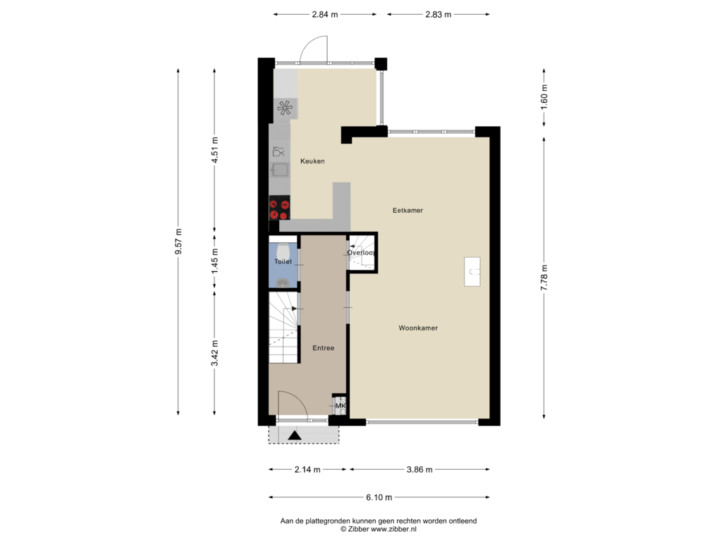 Bekijk plattegrond van Begane Grond van Julianusstraat 76