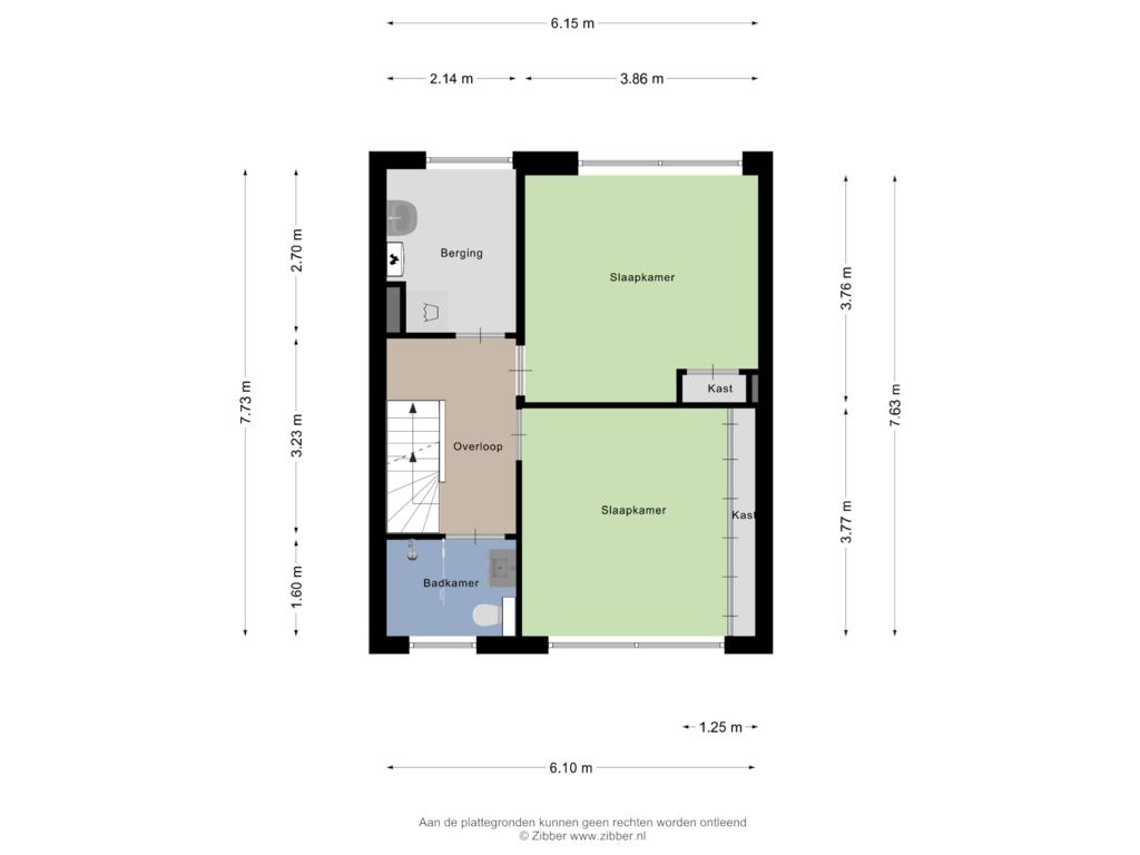 Bekijk plattegrond van Eerste Verdieping van Julianusstraat 76