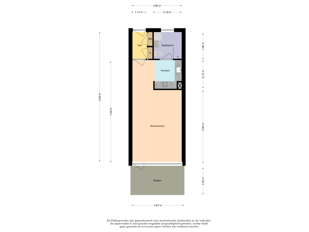 Bekijk plattegrond van First floor van Van der Hagenstraat 925