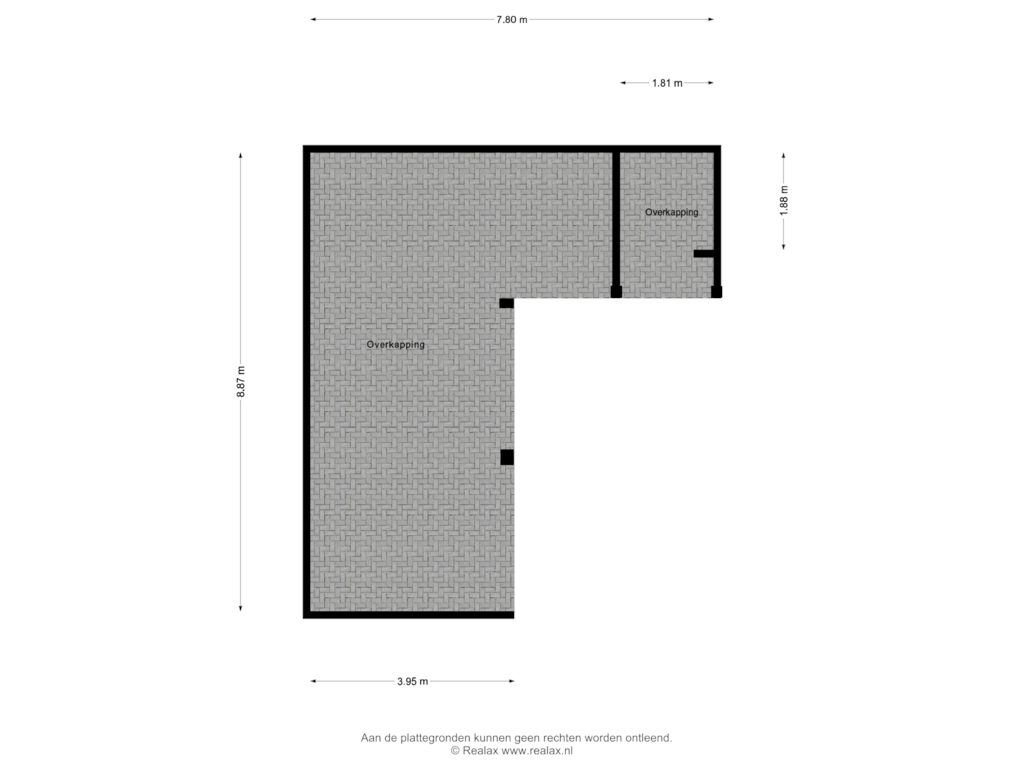 Bekijk plattegrond van Overkapping van Eversberg 29