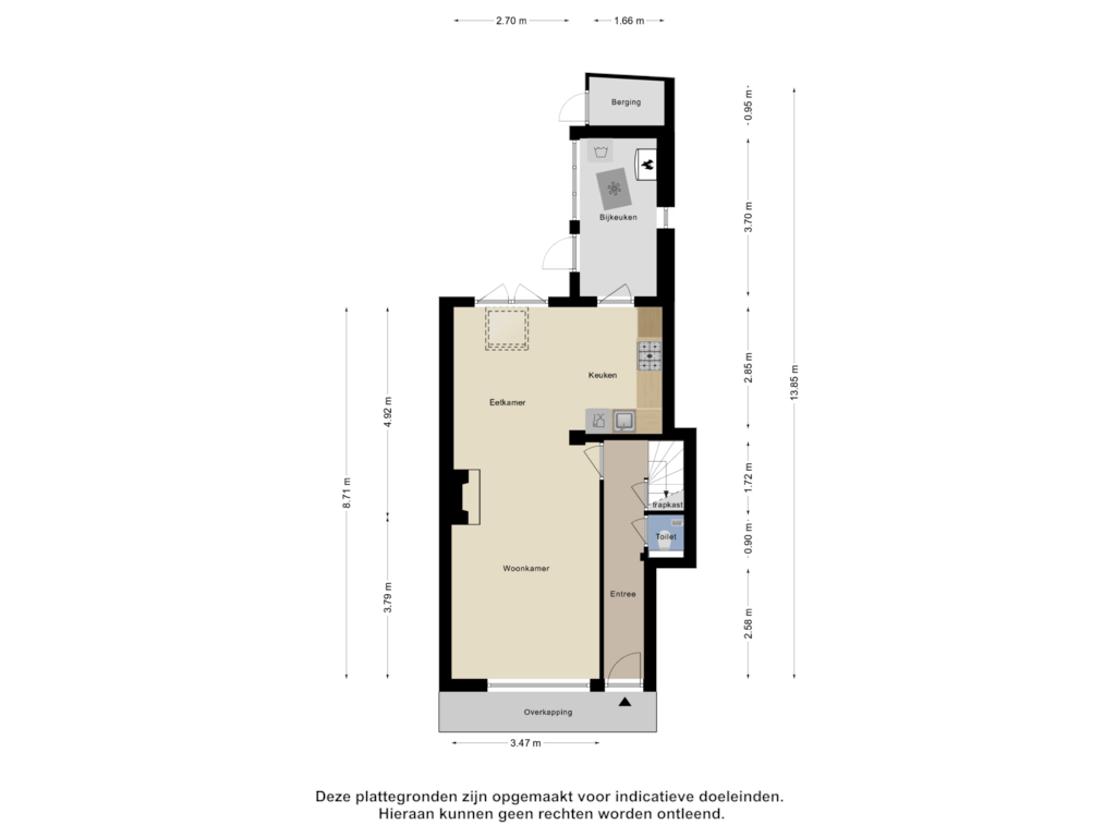 Bekijk plattegrond van Begane Grond van Van de Sande Bakhuyzenstraat 20