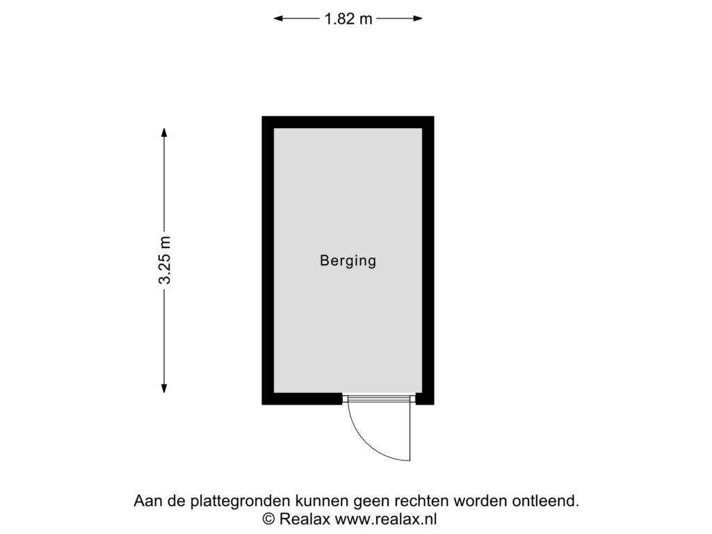 Bekijk plattegrond van Berging van Hofvijver 125