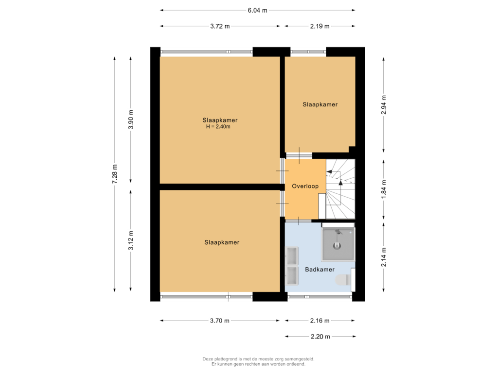 Bekijk plattegrond van Eerste verdieping van Frits Zernikelaan 14