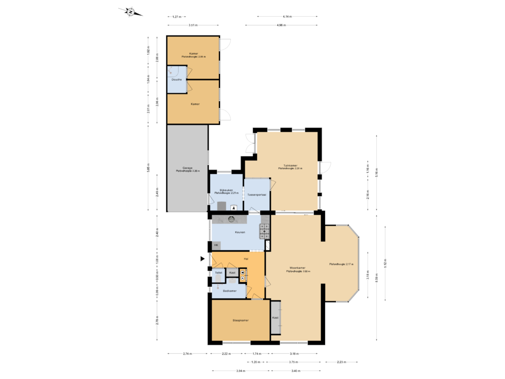 View floorplan of Begane grond of Paasdijkweg 5-A