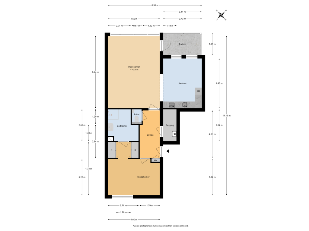 Bekijk plattegrond van Appartement van Kerkpad 31