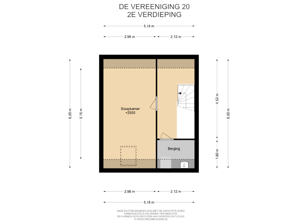 Bekijk plattegrond van 2E Verdieping van De Vereeniging 20