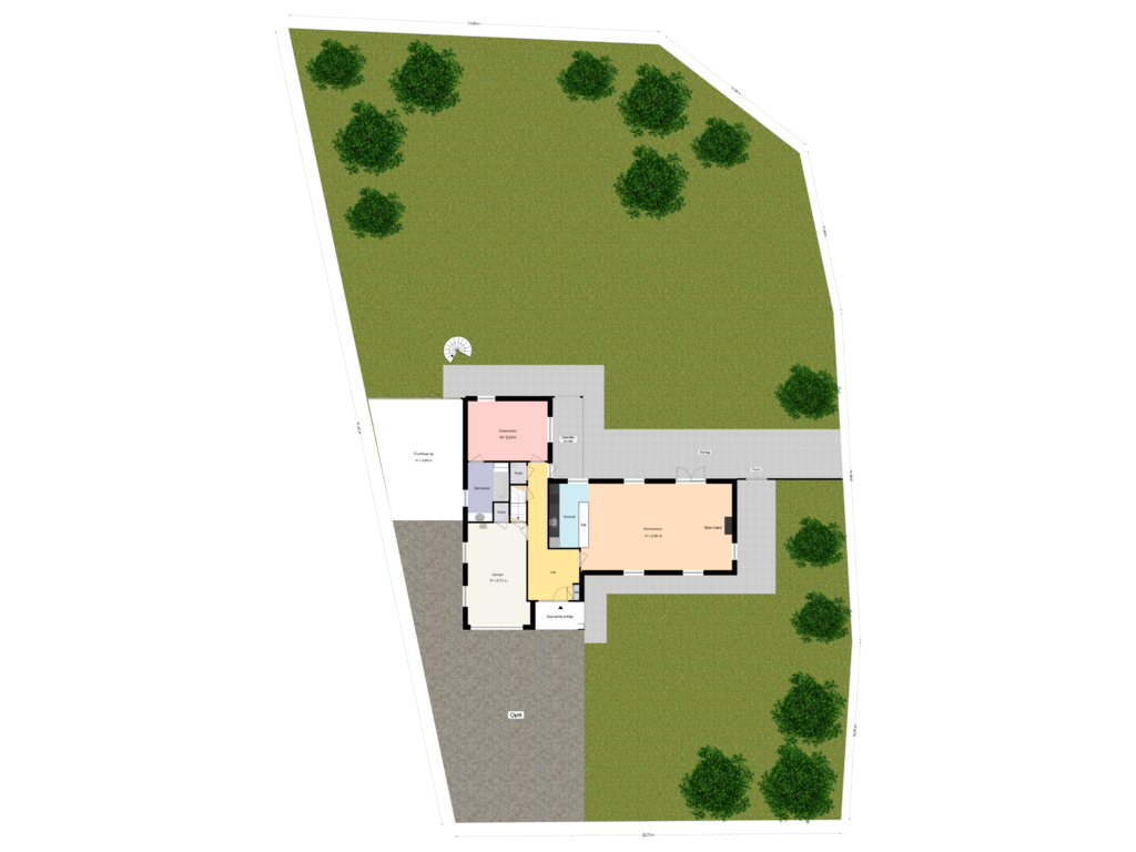 Bekijk plattegrond van Perceel van Boomgaardstraat 12