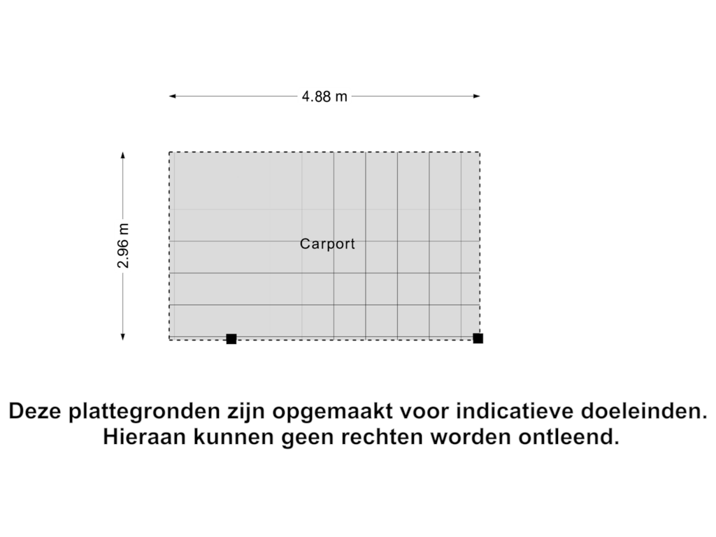 Bekijk plattegrond van Carport van Eendrachtstraat 32