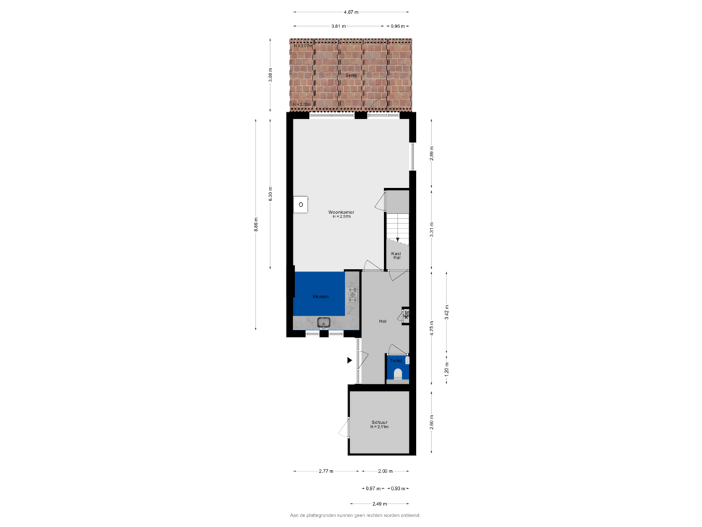 Bekijk plattegrond van Begane grond van Lijster 43