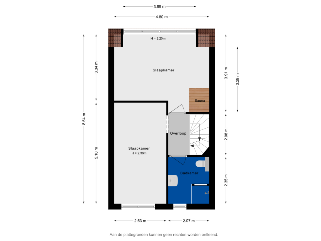 Bekijk plattegrond van 1e verdieping van Lijster 43