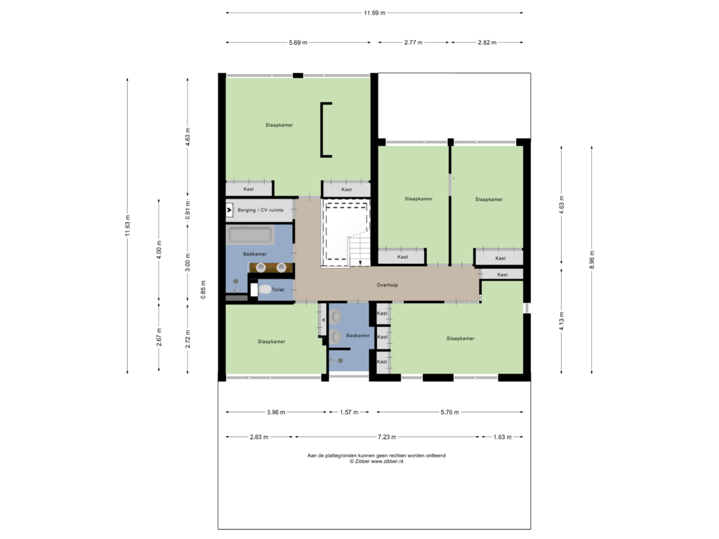 Bekijk plattegrond van Eerste Verdieping van Kattenbosch 44