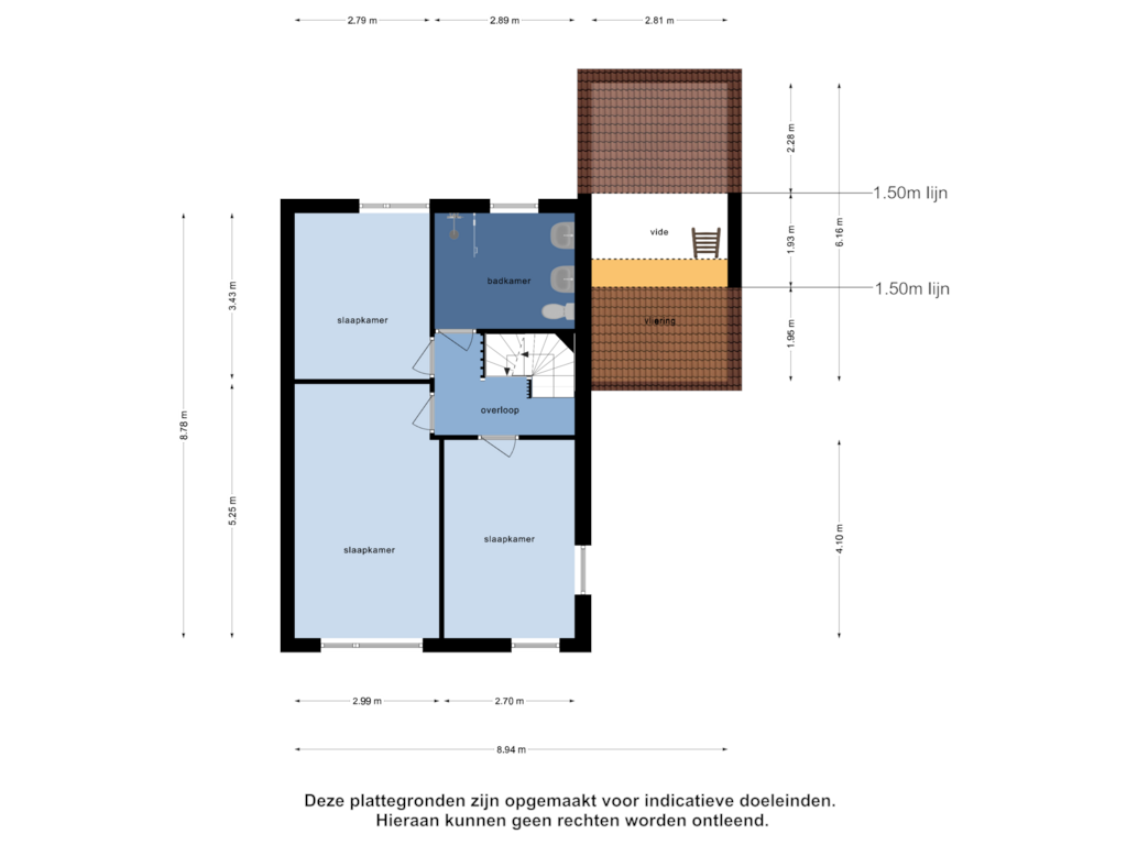 Bekijk plattegrond van Eerste Verdieping van Schoudee 7