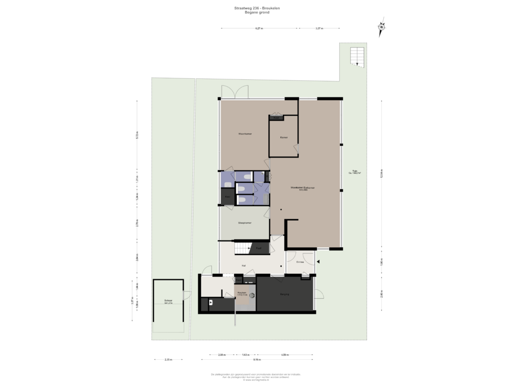 Bekijk plattegrond van Begane_grond van Straatweg 236