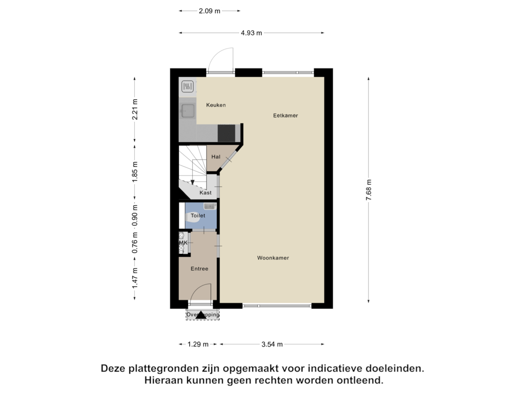 Bekijk plattegrond van Begane Grond van Tarweakker 5