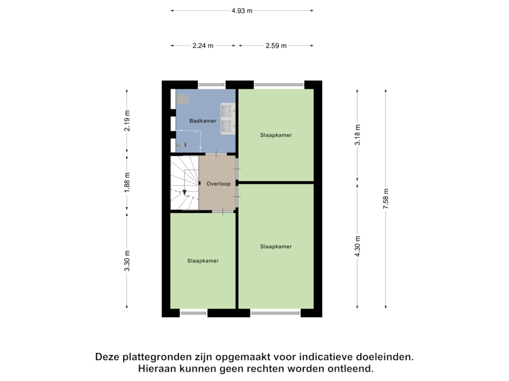 Bekijk plattegrond van Eerste Verdieping van Tarweakker 5