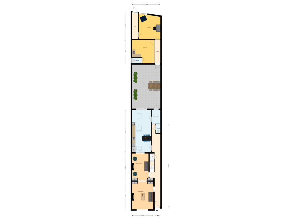 View floorplan of Begane Grond of Adastraat 24