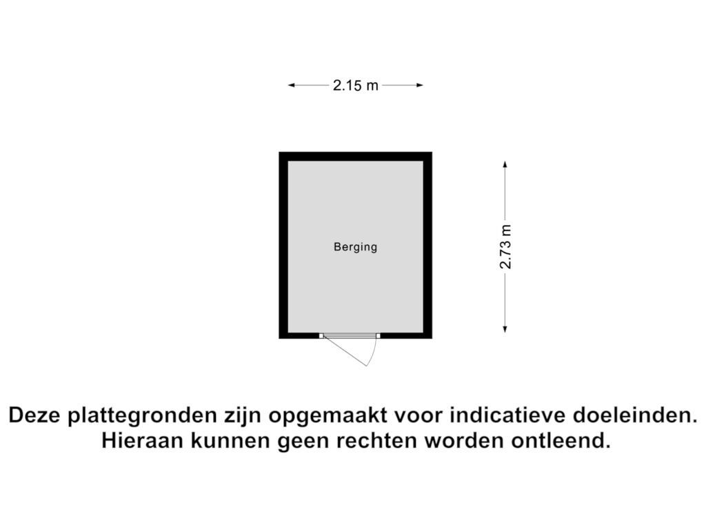 Bekijk plattegrond van Berging van Vinkenerf 34