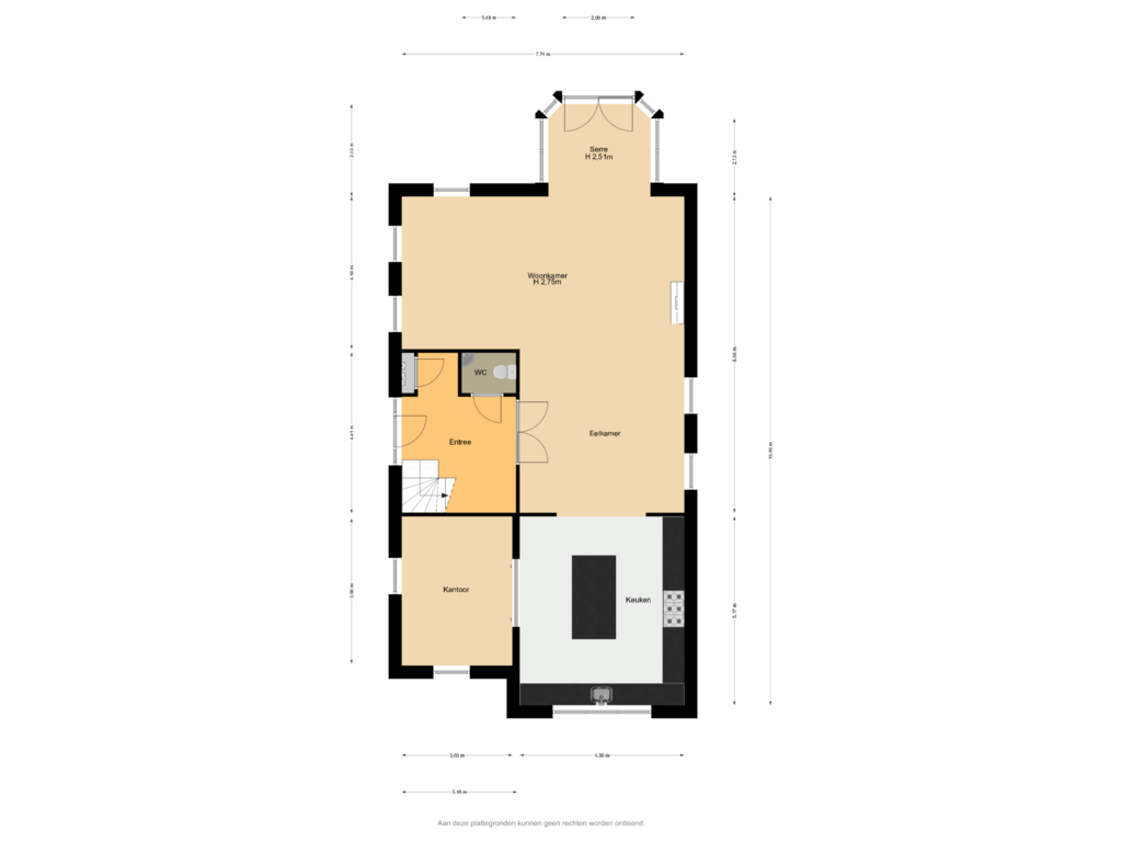 Bekijk plattegrond van Begane Grond van Groeneweg 33