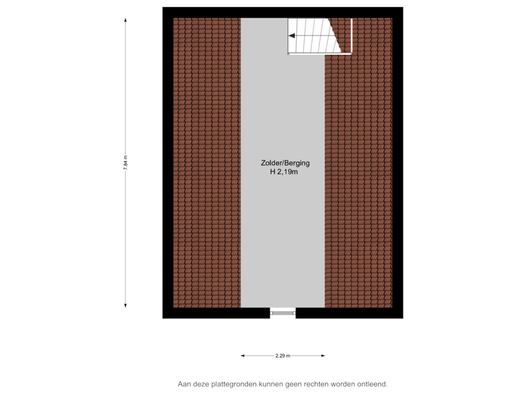 Bekijk plattegrond van Garage Zolder van Groeneweg 33