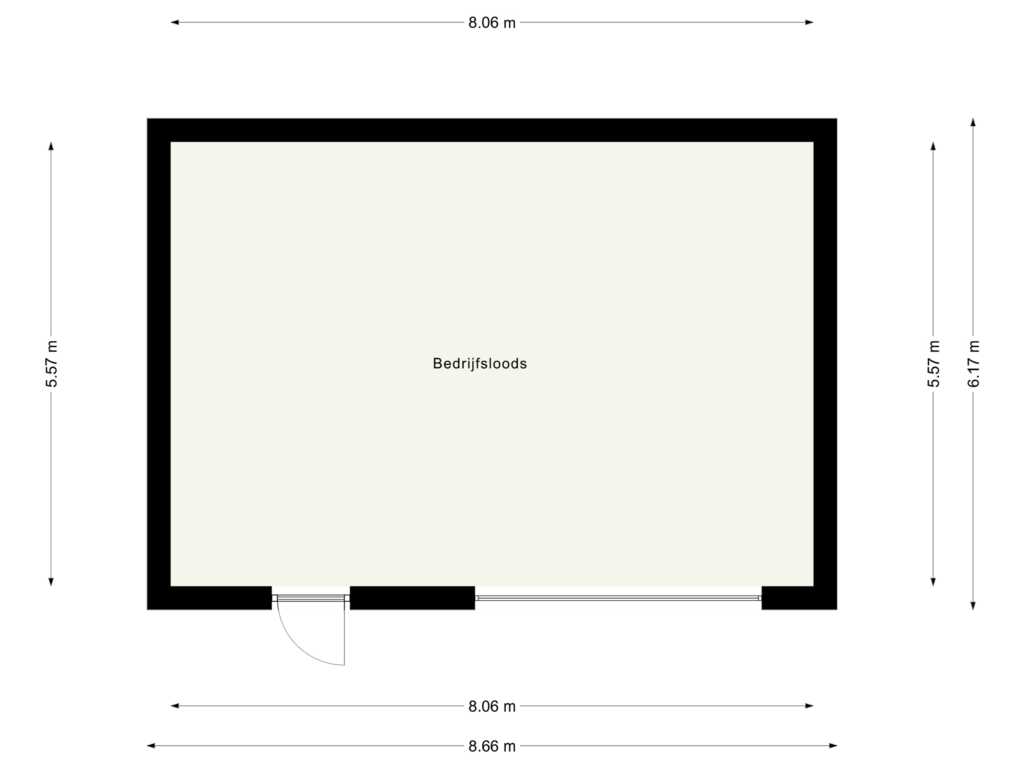 Bekijk plattegrond van Loods van Marktstraat 18