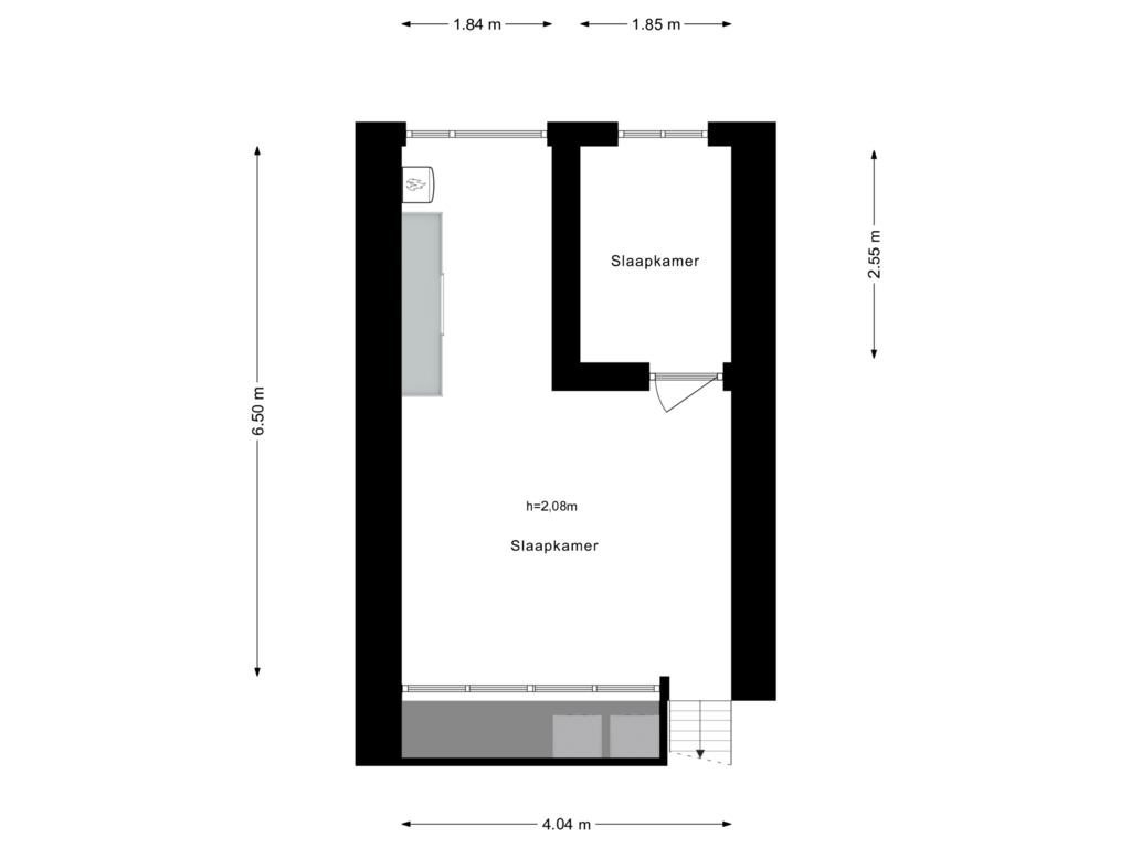 View floorplan of Souterrain of Govert Flinckstraat 378-H