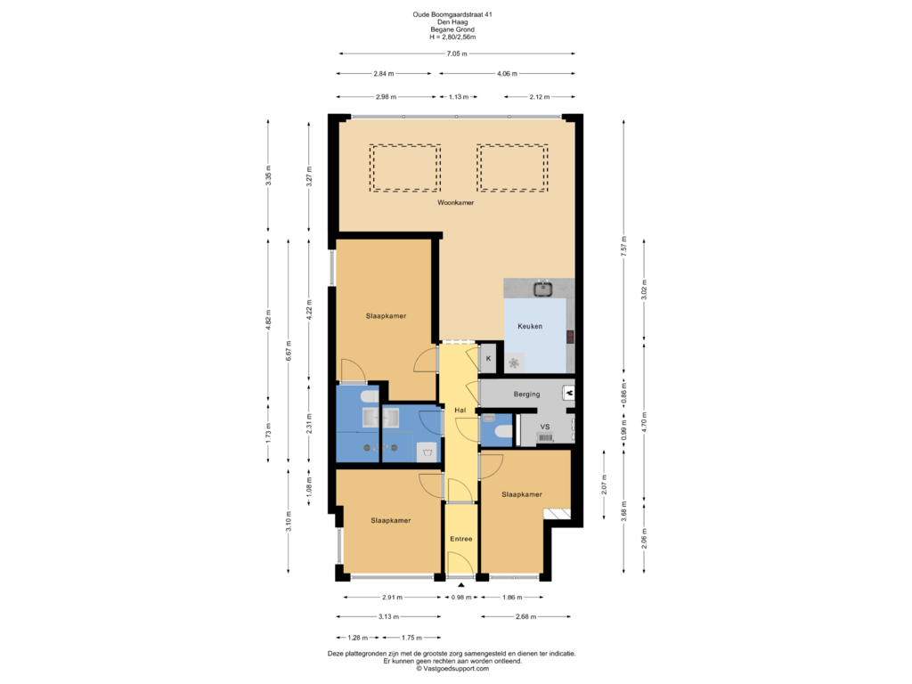 Bekijk plattegrond van Appartement van Oude Boomgaardstraat 41