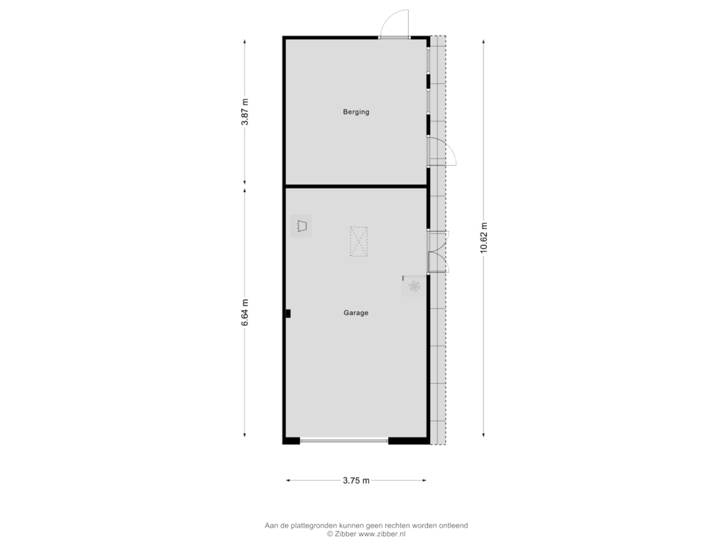 Bekijk plattegrond van Garage van Vinkenlaan 8