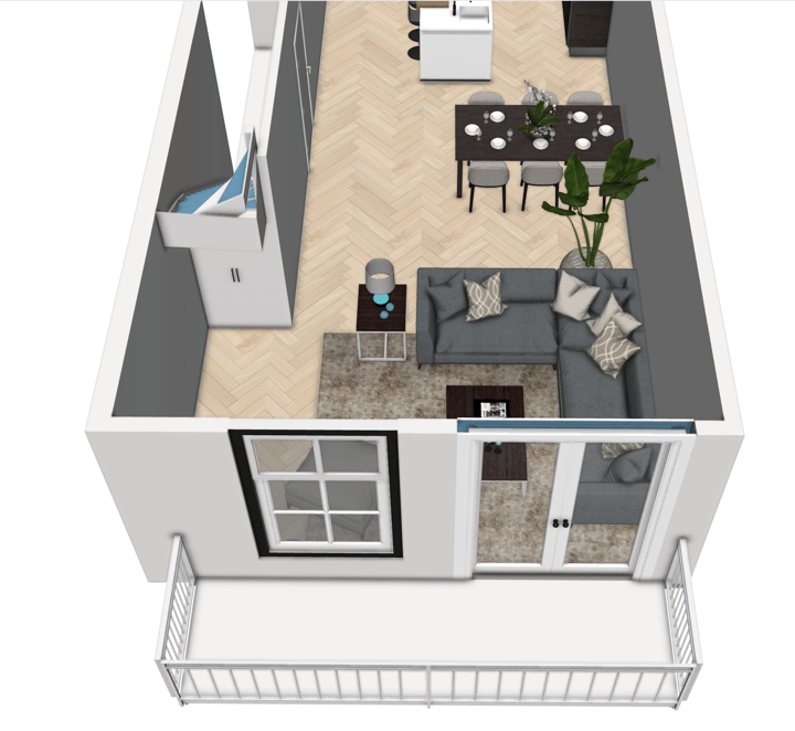 Foto 46 van Swammerdamstraat 28-2