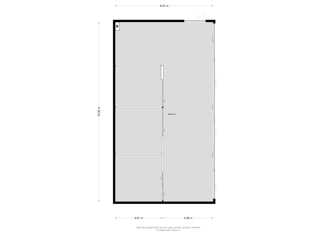 Bekijk plattegrond van Schuur van Invalsweg 7