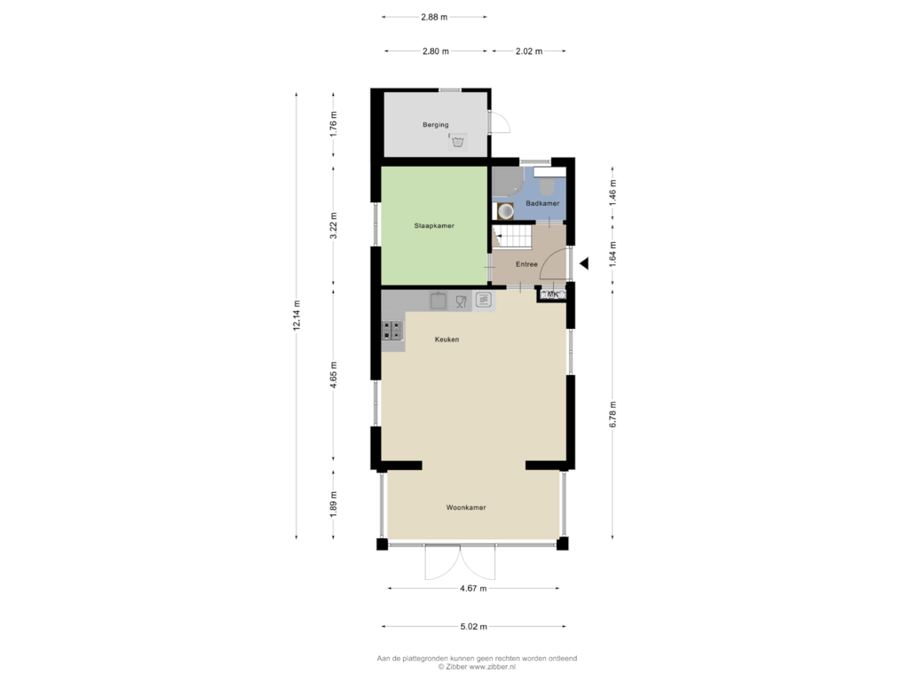 Bekijk plattegrond van Begane Grond van Voorsteweg 17