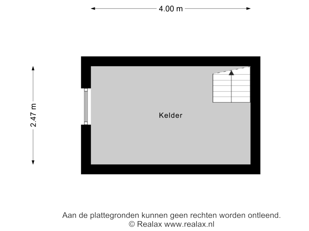 Bekijk plattegrond van Kelder van Pierinkdijk 3