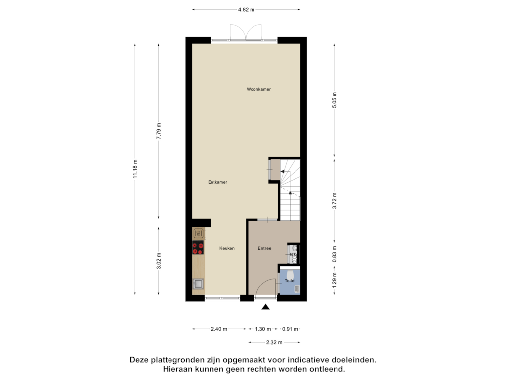 Bekijk plattegrond van Begane Grond van Berlagezoom 69