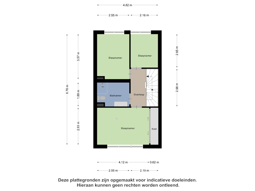 Bekijk plattegrond van Eerste Verdieping van Berlagezoom 69