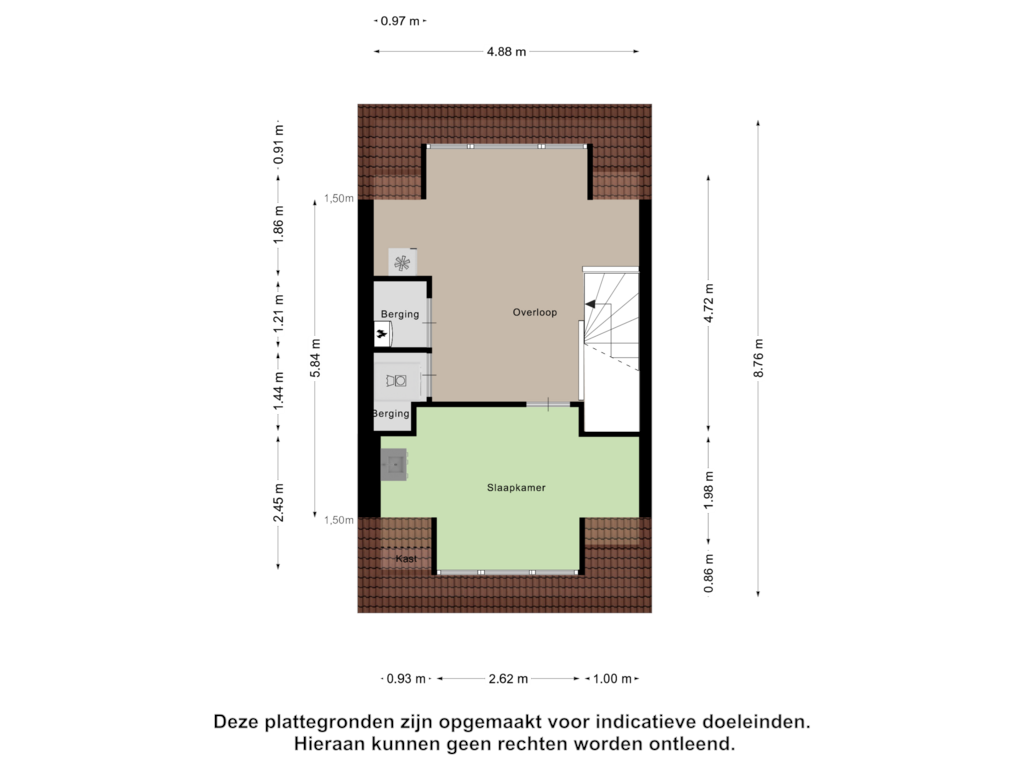 Bekijk plattegrond van Tweede Verdieping van Berlagezoom 69