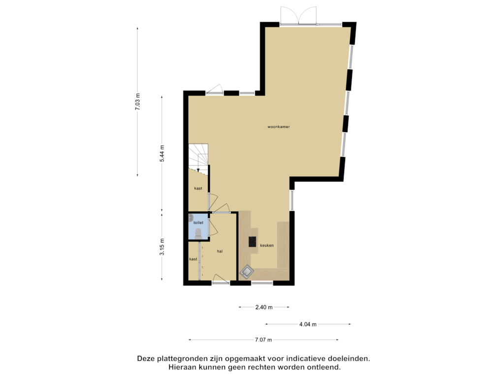 Bekijk plattegrond van Begane Grond van Desertosingel 163