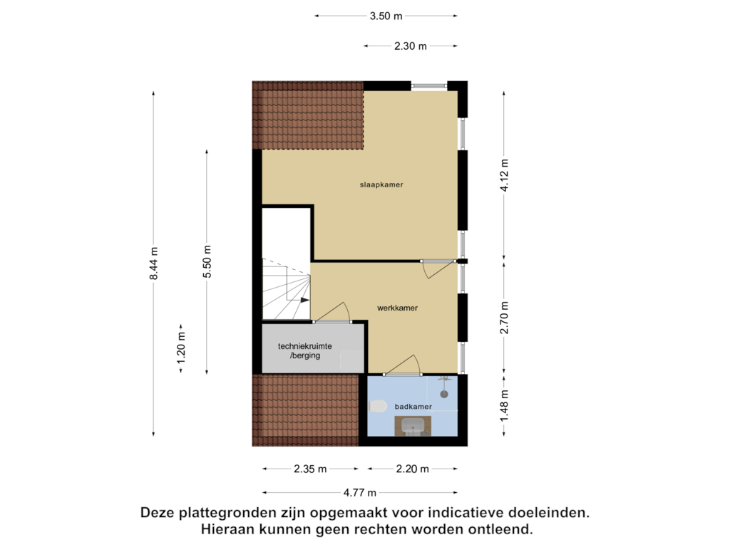 Bekijk plattegrond van Tweede Verdieping van Desertosingel 163