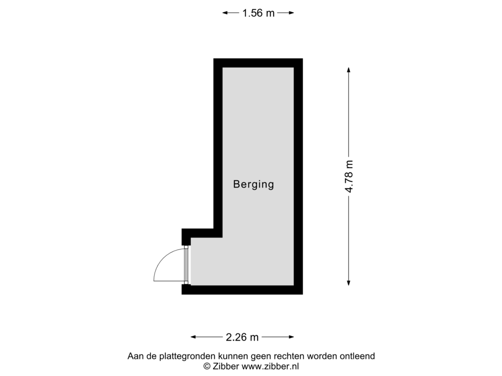 Bekijk plattegrond van Berging van Drinkwaterweg 200