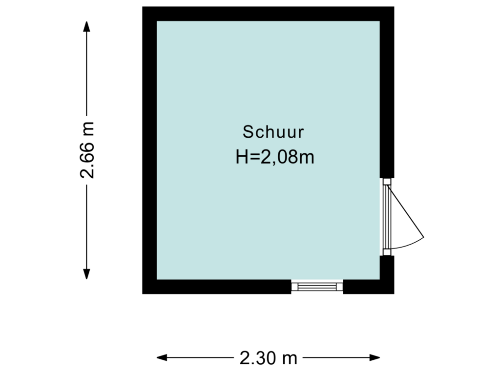 Bekijk plattegrond van Schuur van Schuttersweg 28